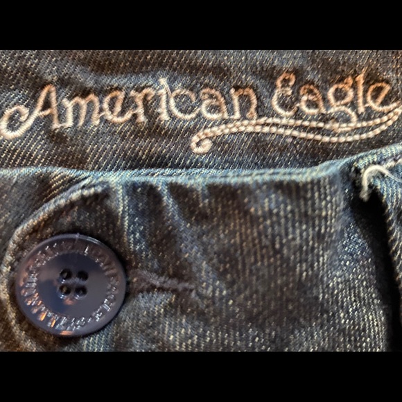 American Eagle High Waist Denim Shorts, Size 0 - Picture 6 of 11